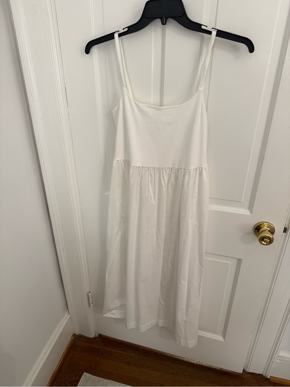 Old Navy White Spaghetti Strap Midi Dress